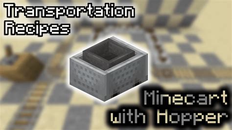 Minecart with Hopper - Wiki Guide - 9Minecraft.Net