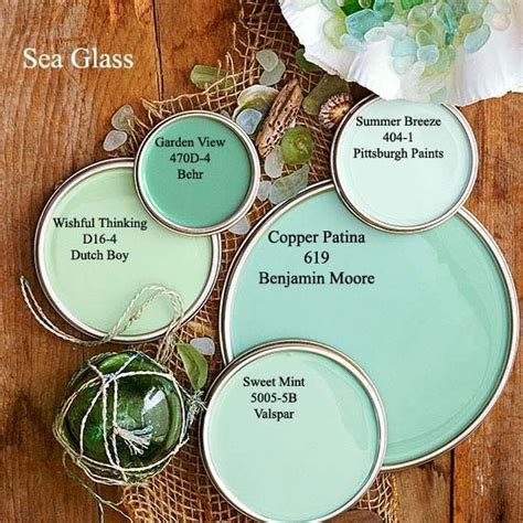 Sea Glass Green Paint - Glass Designs