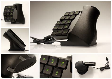 Crotalus - Ergonomic Gaming Keypad (2014) on Behance