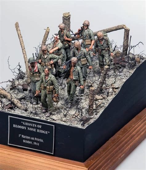 "Ghosts of Bloody Nose Ridge" 1st Marines on Peleliu October 1944. 1/35 ...