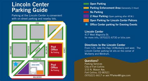 The Lincoln Center Directions & Hours | Fort Collins, CO Theatre