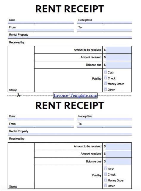 Pdf Monthly Rent Invoice Template | Template.vercel.app