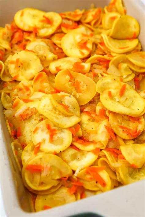 Vegan Squash Casserole - The Hidden Veggies