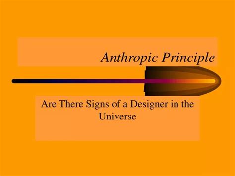 PPT - Anthropic Principle PowerPoint Presentation, free download - ID:1035658