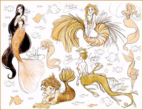 Mermaid concepts by Vilva on DeviantArt