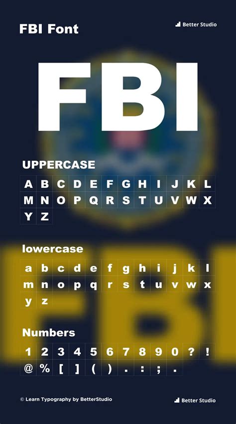 FBI Font: Download Free Font & Logo