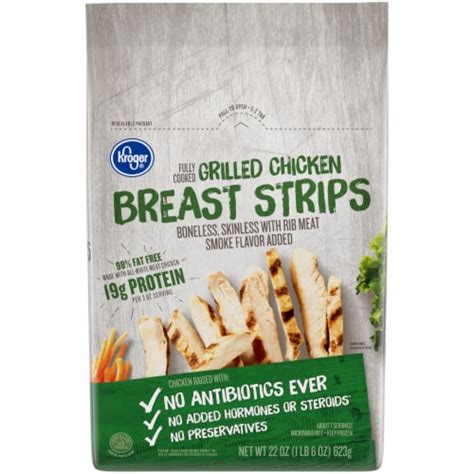 Kroger® Frozen Fully Cooked Grilled Chicken Breast Strips, 22 oz - Fred Meyer