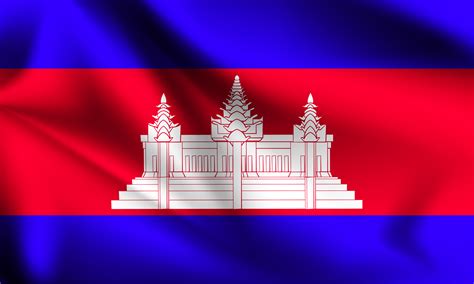 Cambodia 3d flag 1228918 Vector Art at Vecteezy