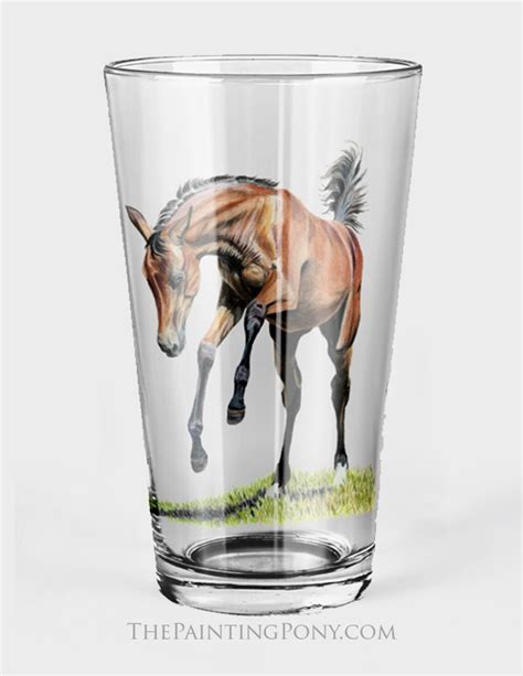 Saddle Up Anyway Equestrian Pint Glass - The Painting Pony