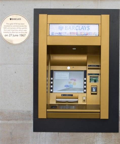 Barclays Bank Now Has a Golden ATM - DuJour