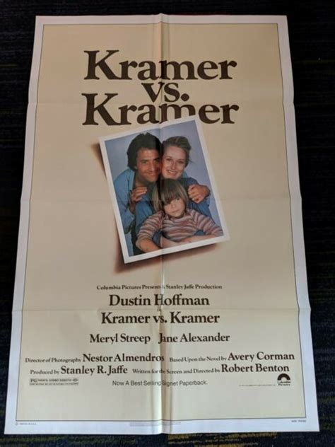 Vintage 'Kramer vs Kramer' Movie poster * 1979 | eBay