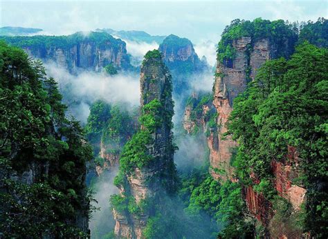 wulingyuan scenery, Zhangjiajie National Forest Park Photos, Zhangjiajie Attractions Pictures ...