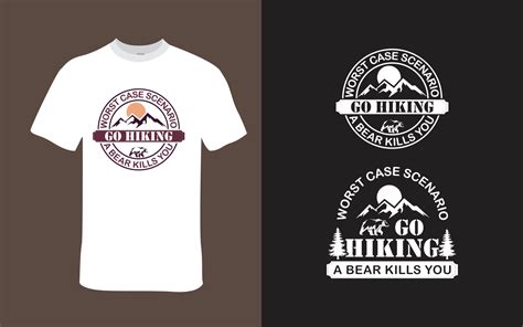 Hiking t-shirt design explore logo t-shirt design Go Hiking. Hiking T-shirt Designs For Mountain ...