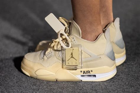 Virgil Abloh's Off-White x Nike Air Jordan 4s Auction For $187K