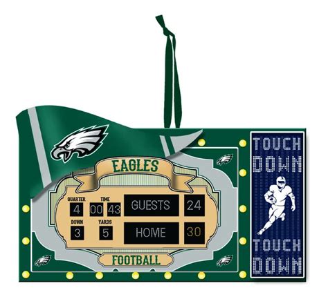 Philadelphia Eagles Scoreboard Ornament - Detroit Game Gear