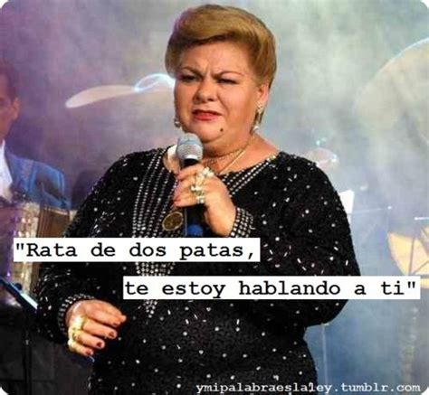 Mexican Singer Paquita la del Barrio: "Two legs rat, I'm talking to you" | Rata de dos patas ...