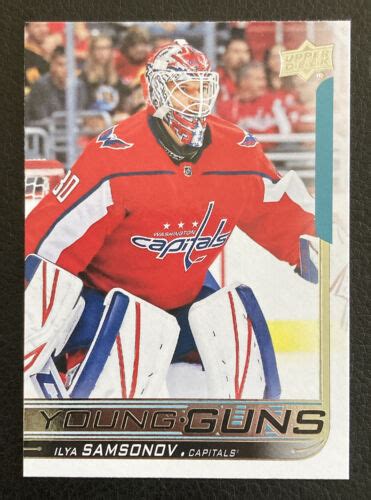 2018-19 Upper Deck #463 Ilya Samsonov Young Guns Rookie Card RC | eBay