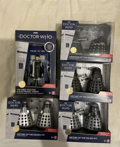 DOCTOR WHO FIRST Doctor & Electronic Tardis/Davros/Destiny/Death/Genesis Daleks £149.99 ...