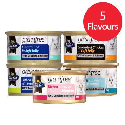 Fussy Cat 6 Pack Multi Flavour Sample Canned Wet Cat Food 85gm - $10.00