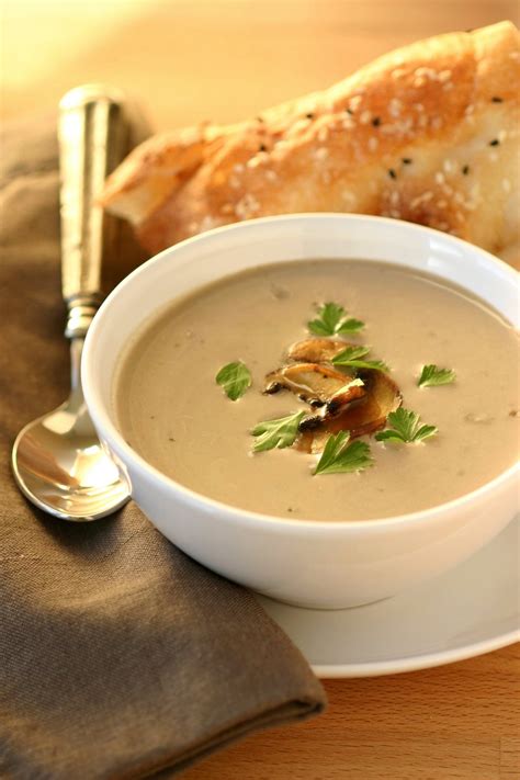 Vegan Cream of Mushroom Soup | Lands & Flavors