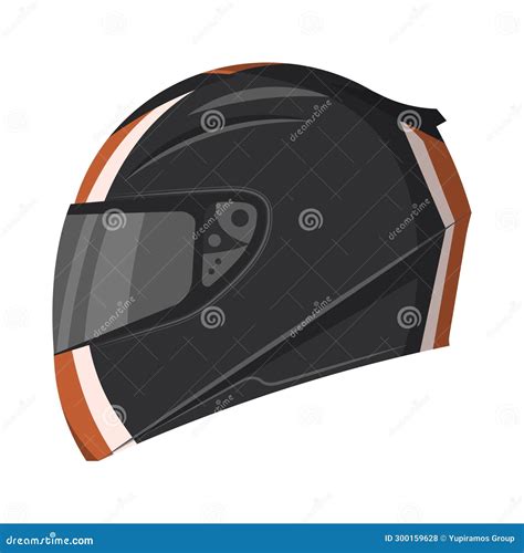 Rally racing helmet stock illustration. Illustration of helmet - 300159628