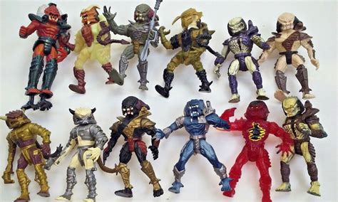 PREDATOR alien vs Predator Action Figures Lot of 12 Vintage Kenner Rare ...