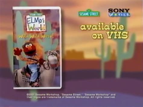 Opening and Closing to Elmo's World: Wild Wild West! (2001 Hit ...