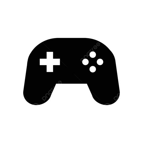 Game Silhouette Icon Game Controller Vector Graphic Electronic ...