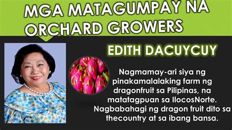 Famous Orchard Growers In The Philippines