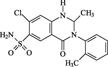 chemical structures of metolazone | Download Scientific Diagram