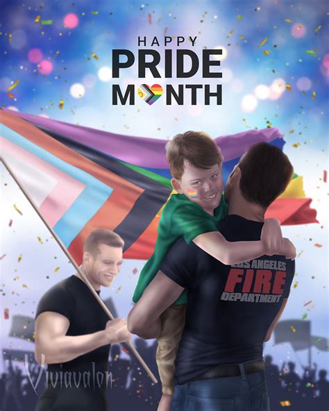 ArtStation - Buddie 911 Pride Month 2023