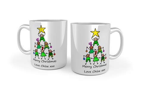 Your Own Artwork Christmas Mugs - School Bears