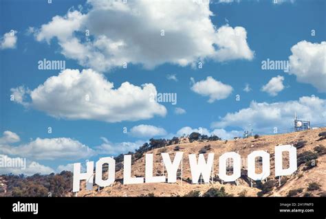 LOS ANGELES, USA - CIRCA AUGUST 2020: Hollywood sign in Los Angeles on ...