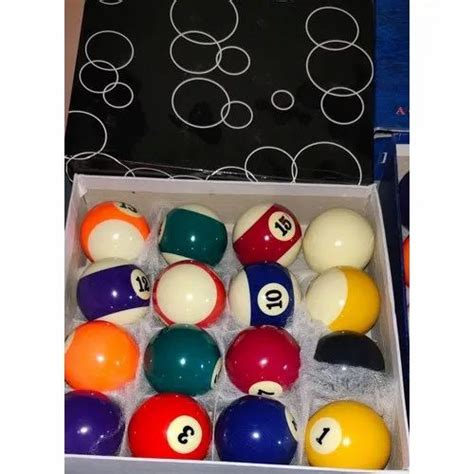 Numbered Snooker Balls Set at Rs 1000/box | स्नूकर बॉल्स - Vijul ...