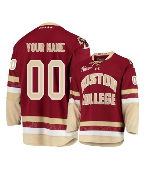 Custom Boston College Eagles Hockey Jerseys