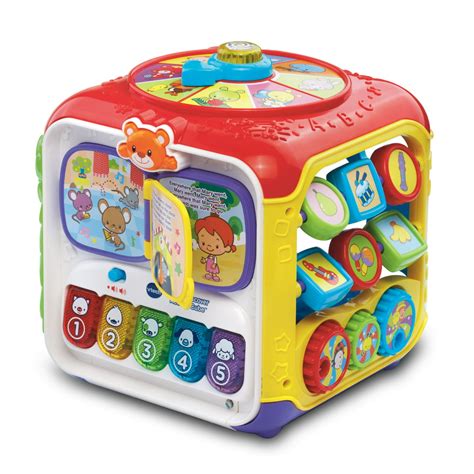 VTech Sort and Discover Activity Cube, Learning Toy for Baby Toddler ...