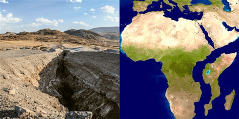 Africa Splitting Into Two Continents