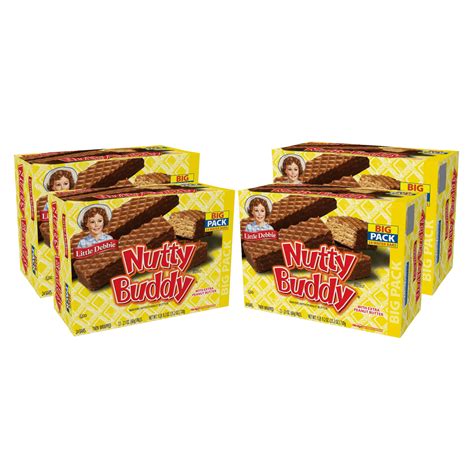 Little Debbie Nutty Bars Big Pack, 4 Boxes - Walmart.com