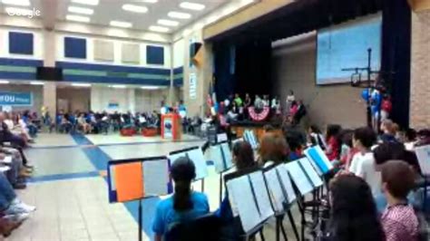 Bleyl Middle School 2015 Veterans' Day Program - YouTube