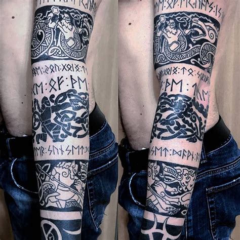 The Scandinavian Saga | Scandinavian tattoo, Traditional viking tattoos, Viking tattoo sleeve