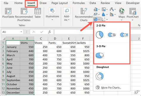 How to Make a Pie Chart in Microsoft Excel