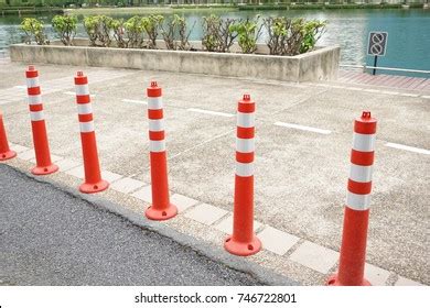 Rubber Traffic Pole Plastic Pole Barrier Stock Photo 746722801 | Shutterstock