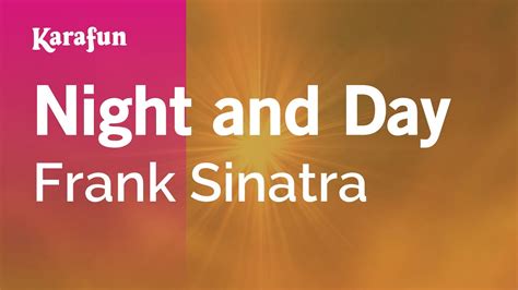 Night and Day - Frank Sinatra | Karaoke Version | KaraFun - YouTube