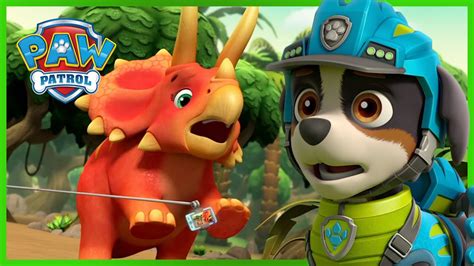 Best PAW Patrol Dino Pups Rescues and Mighty Missions | PAW Patrol | Cartoons for Kids - YouTube