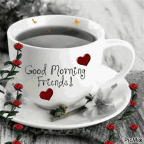 Good Morning Friends GIF - Good Morning Friends Coffee - Discover ...