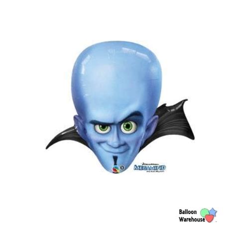 36″ Megamind – All Occasion – Head Shape – Foil Balloon – Balloon Warehouse™