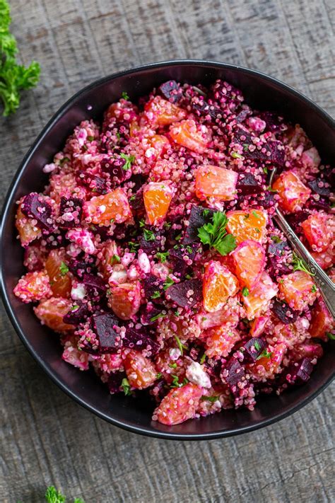 Beet Quinoa Salad (Only 5 Ingredients) - Momsdish