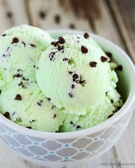 Chocolate Chip Mint Ice Cream Recipe