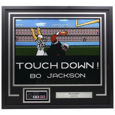 Bo Jackson Raiders "Tecmo Bowl" 24x26 Custom Framed Photo Display ...