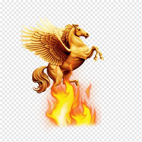 Pegasus flying over fire, Pegasus Fire Flame, Pegasus, horse, ink ...